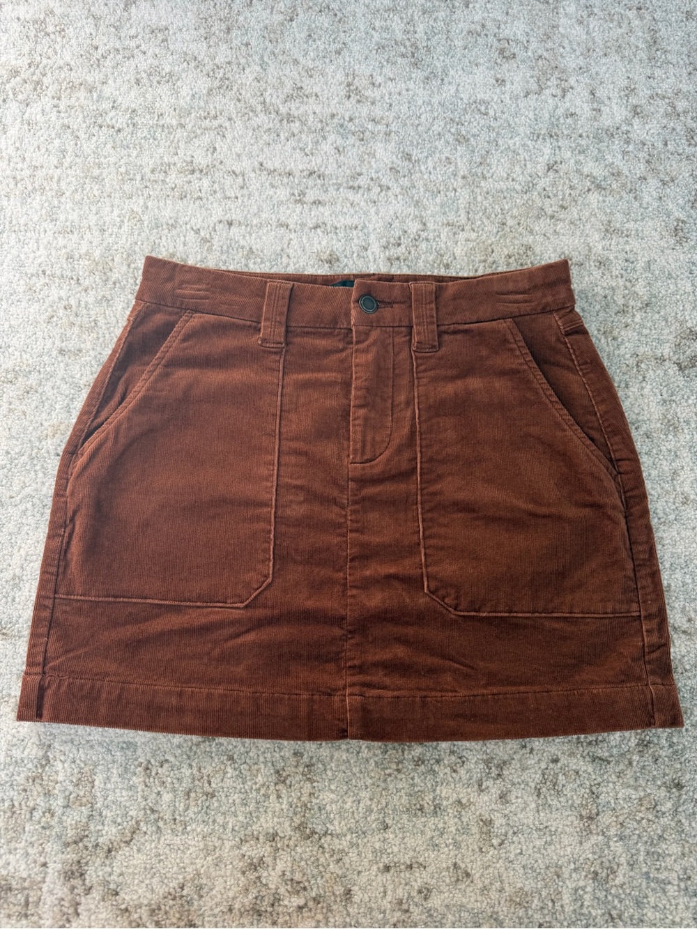 Sanctuary Rust Brown Corduroy Mini Skirt